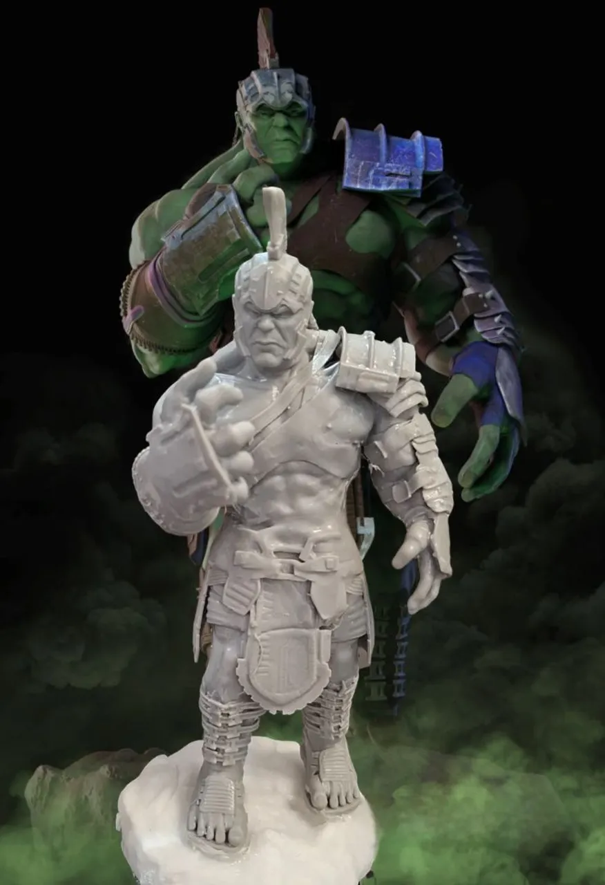 Hulk Guerreiro - Action figure - Miniatura 3D em Resina.