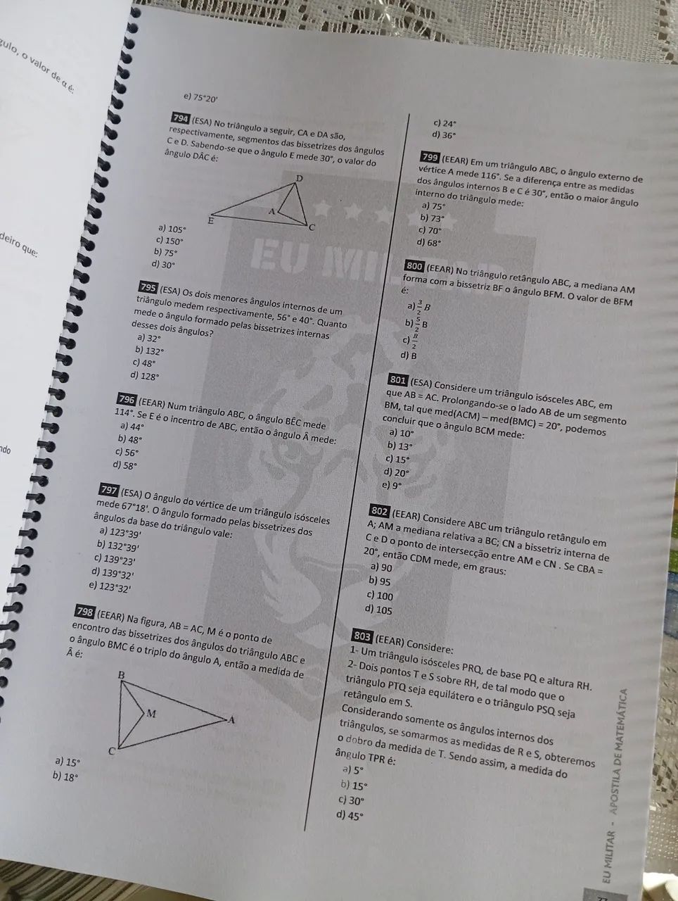 KIT Apostilas ESA e EEAR - EU MILITAR (Português e Matemática) - Foto 4