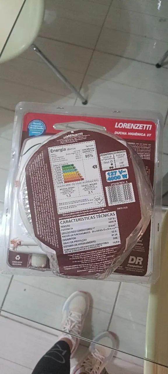 Ducha Higiênica Lorenzetti 3T 4000W - Foto 3