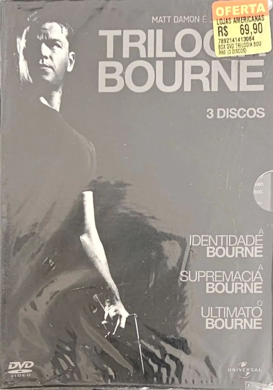Trilogia Bourne - DVD - 3 Discos