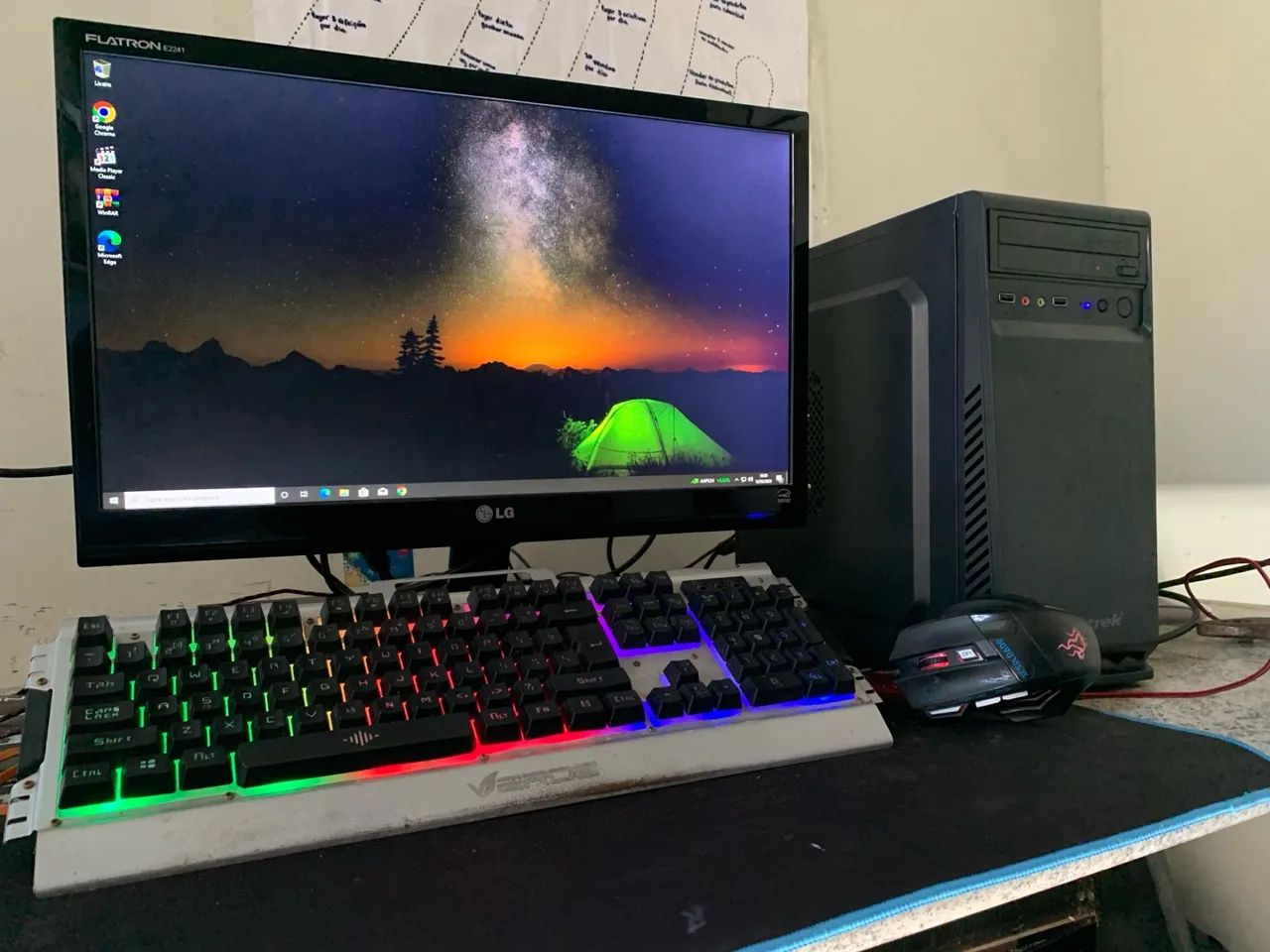 PC TOP i7 8GB RAM Ssd monitor Gigante! Em perfeito estado!