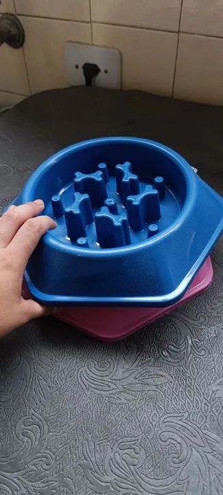 2 Comedouro interativo tigela para cão - Foto 4