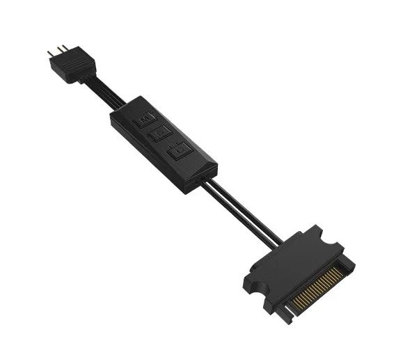 Controladora Argb 3 Pinos 5V para Sata Pcyes Light Bean - Plb1Argb - WZetta