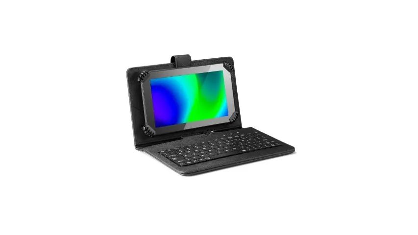 Case + Teclado para tablet 7 ou 8 polegadas - Foto 4