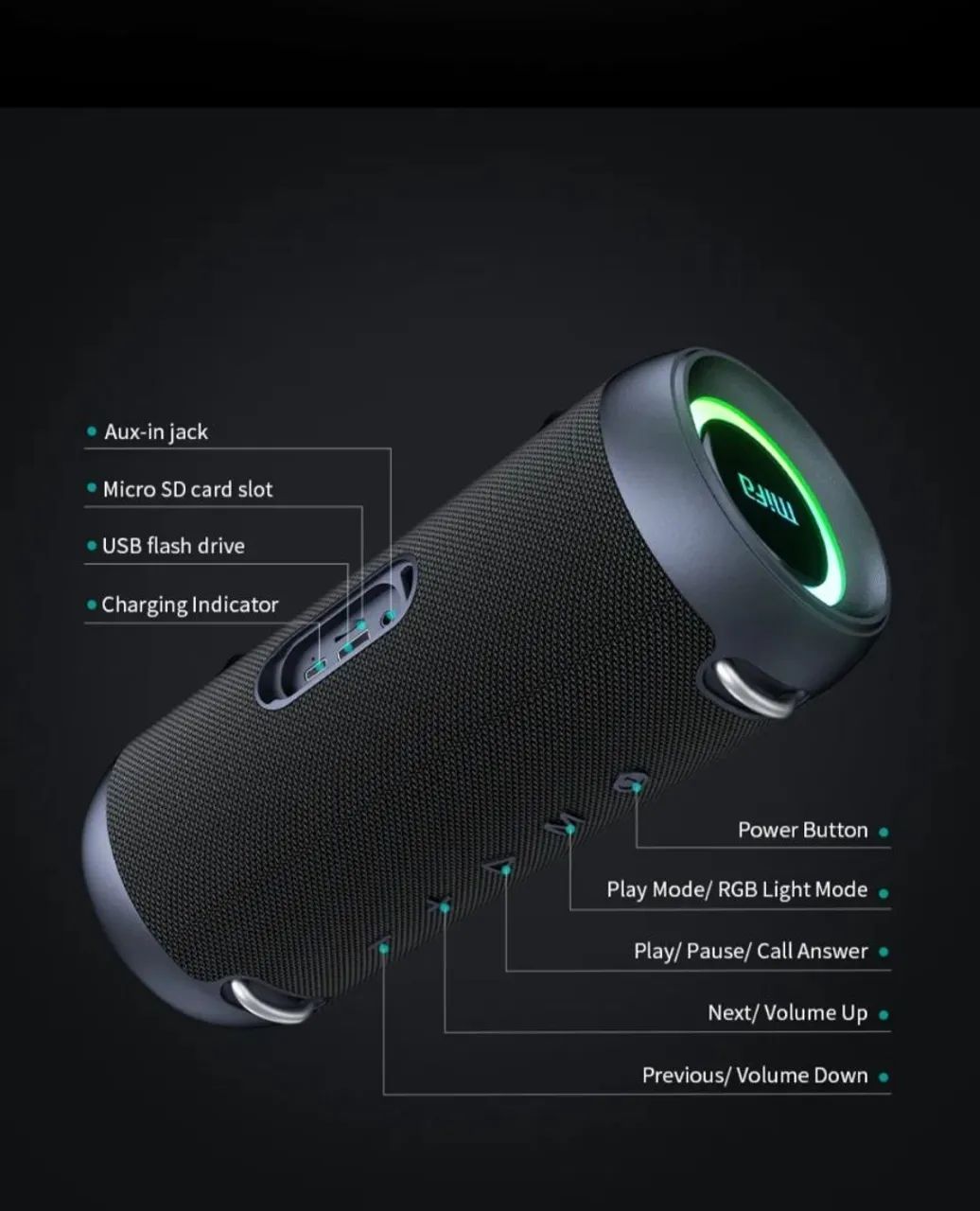 Caixa de Som Bluetooth Mifa A90 - Foto 2