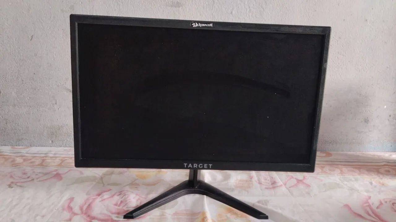 Monitor de computador, caixa de som pra Pc, microfone