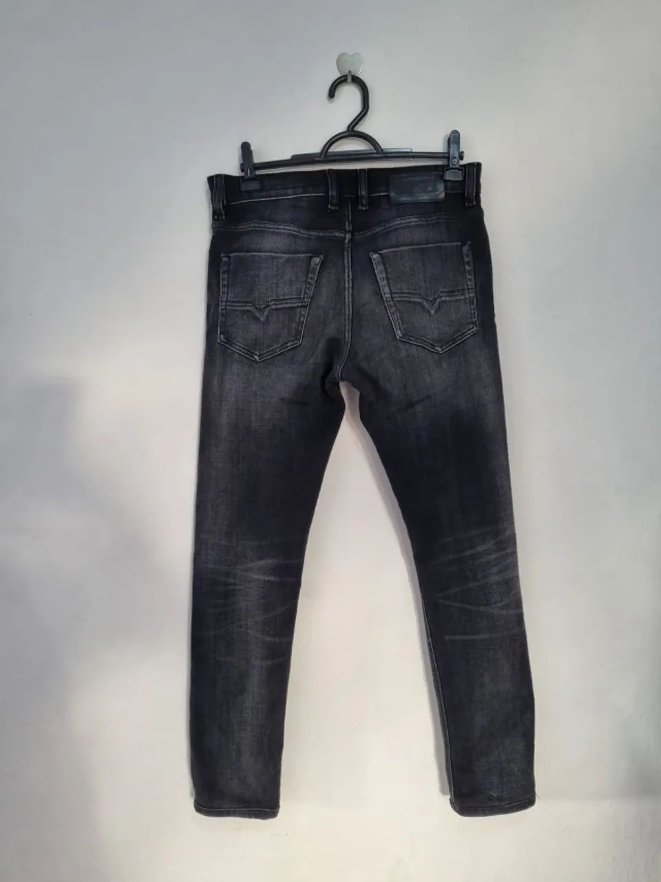 Calça jeans preta skinny Diesel - Foto 2
