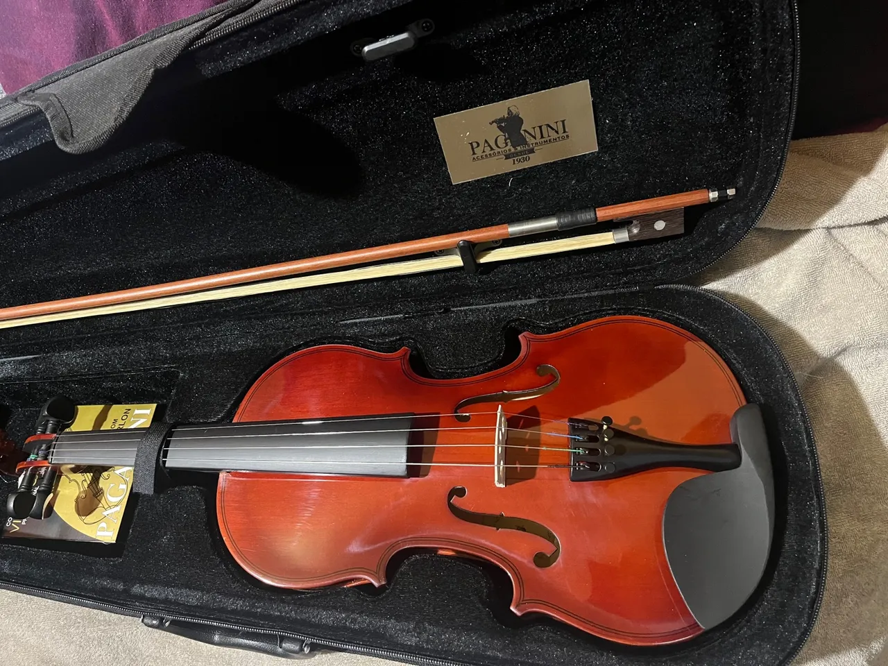 Violino Paganini com acessórios - Excelente estado
