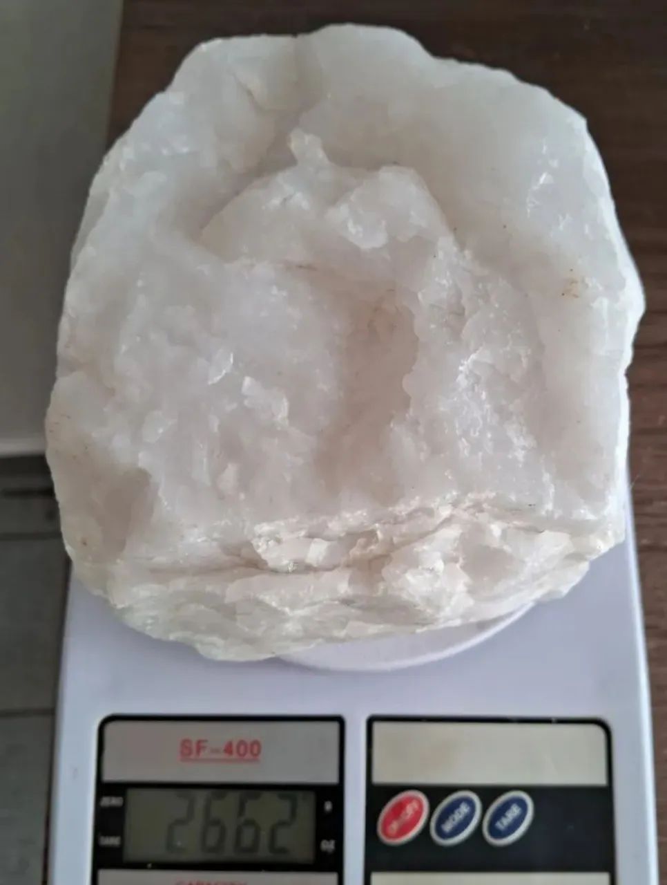 Quartzo Branco Leitoso Com 2,6kg E 13cm - Pedra Da Paz - Foto 5