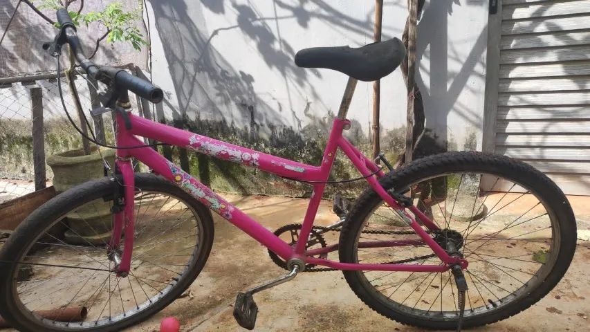Bicicleta Aro 26 Rosa - Foto 3