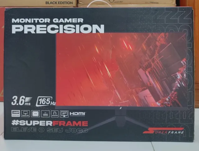 Monitor Precison, QuadHD, 165Hz, 27 pol. ,1ms (Novo e Garantia)
