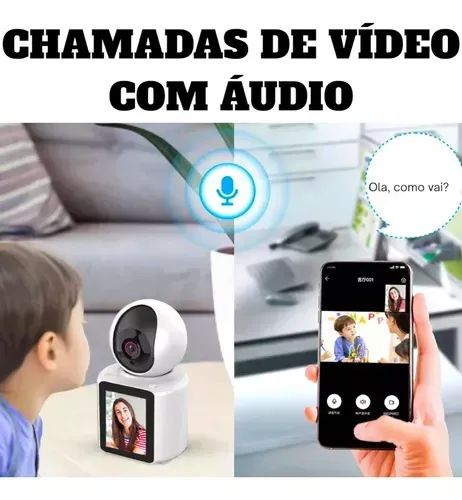 Câmera de Segurança Itblue Tela Lcd 2.4pol Audio Visão Noturna Microfone - Foto 3