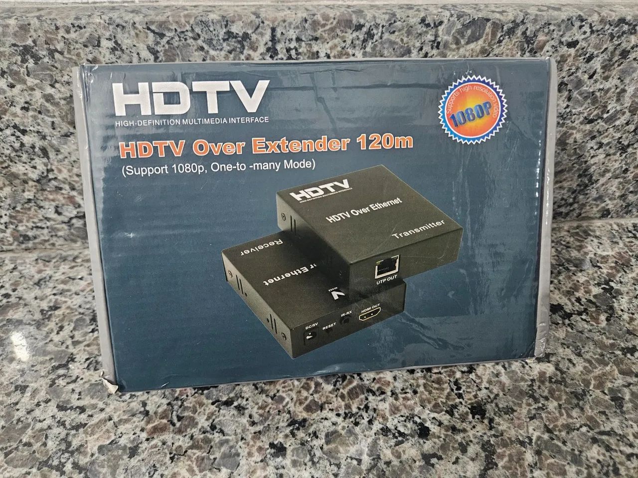 Extensor HDMI via cabo RJ45 - Novo