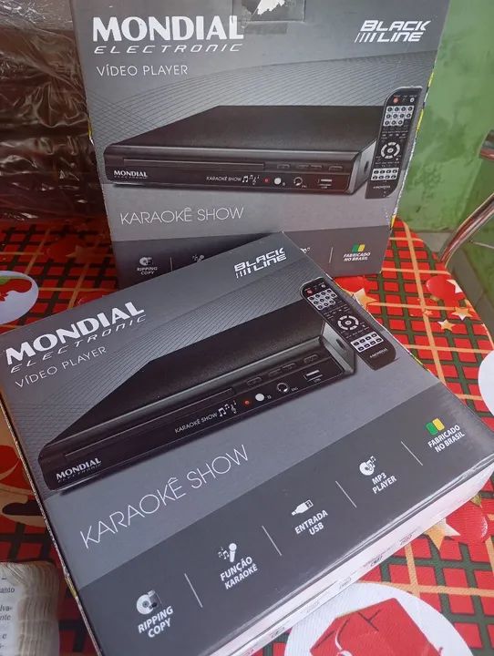 Aparelho de dvd mondial novo 