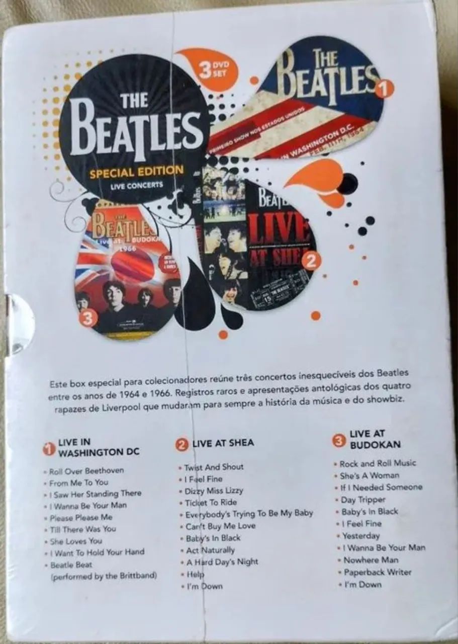 DVD Box The Beatles - 3 DVDs inesquecíveis entre 1964 e 1966 - Foto 2