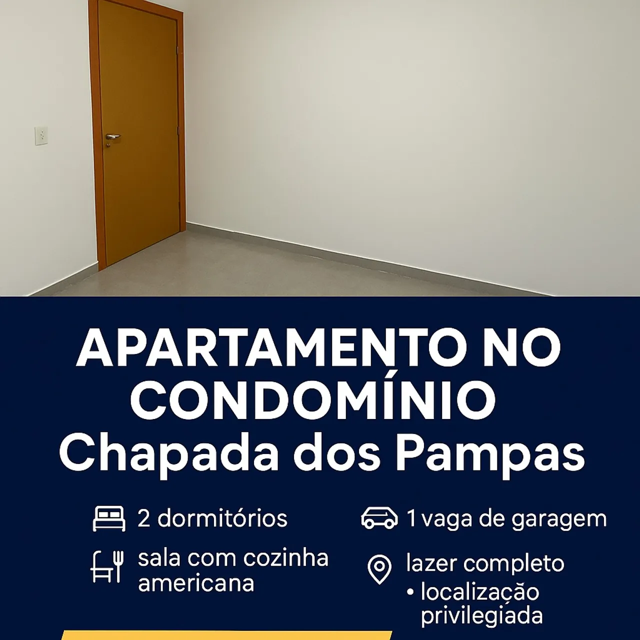 Apartamento no Condomínio Chapada dos Pampas - Completo, Pronto para Morar!