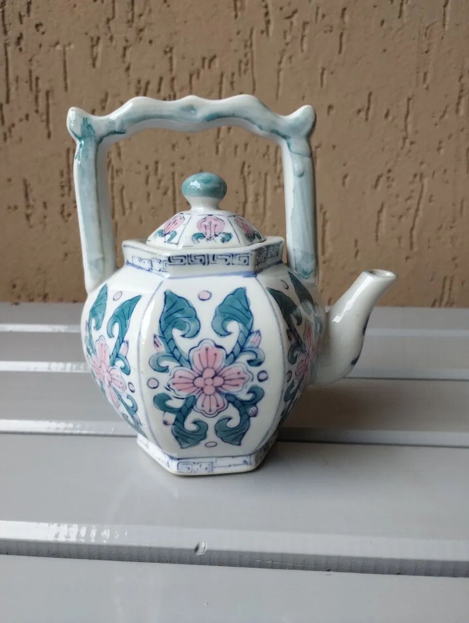 Chaleira enfeite estilo japonesa, em porcelana  - Foto 5