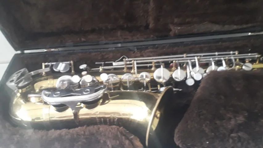 sax alto parisian ambassador  made in france  aceito  troca por sax tenor - Foto 4