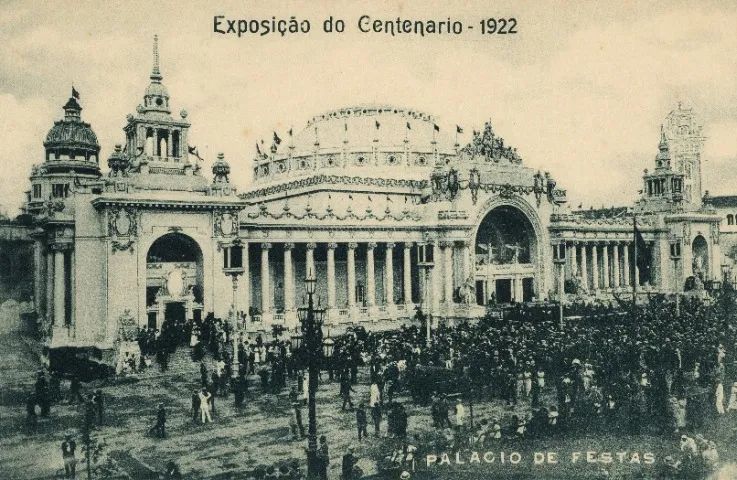Conjunto de 40 cartões postais da Exposição do Centenário, Rio de Janeiro, 1922