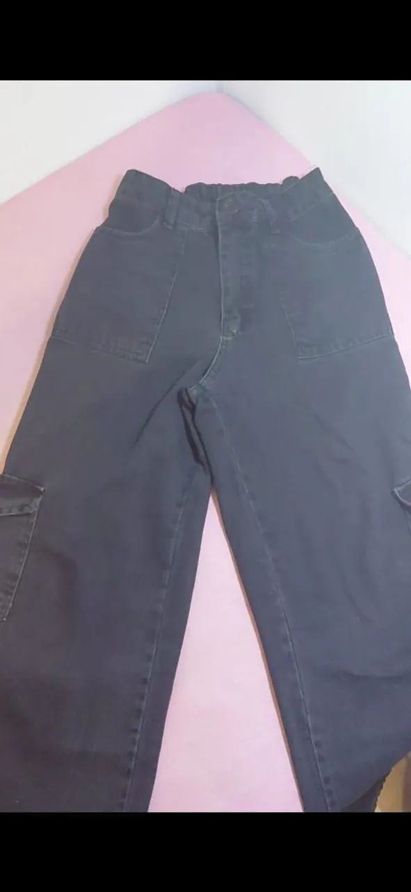 Calça cargo preta - Foto 3