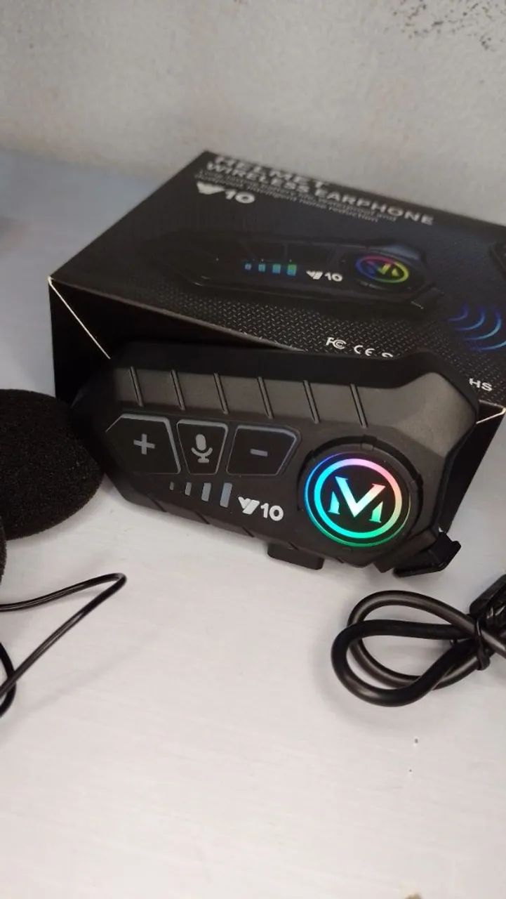 ? Intercomunicador V10 Bluetooth p/ Capacete - Foto 3