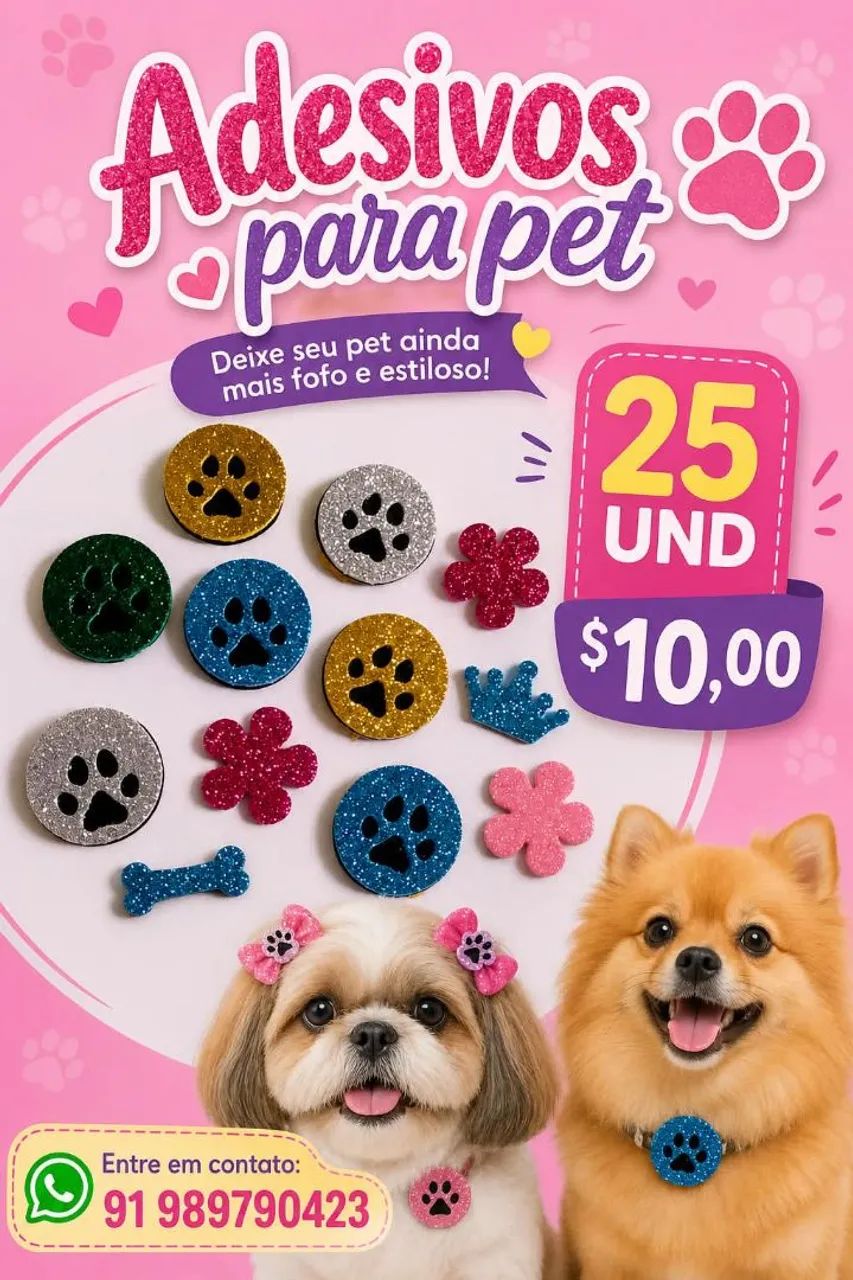 Adesivos para pet