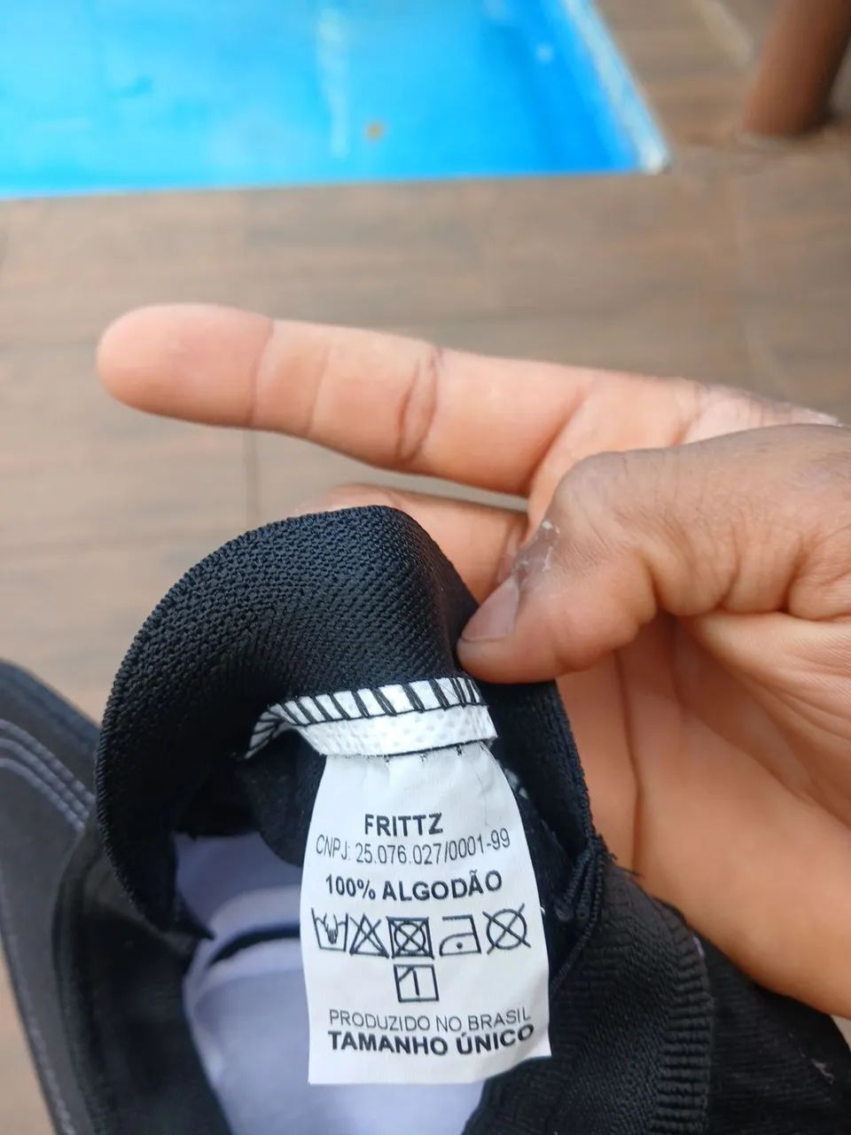 Boné preto bordado - Foto 3