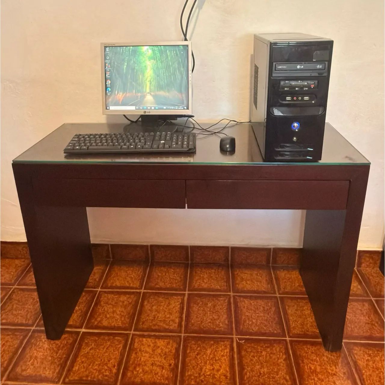 Computador completo + mesa de estudos - Foto 2