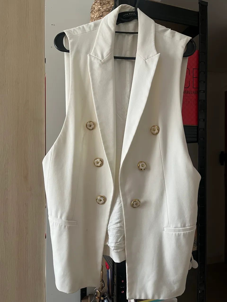 Blaser zara sem manga 