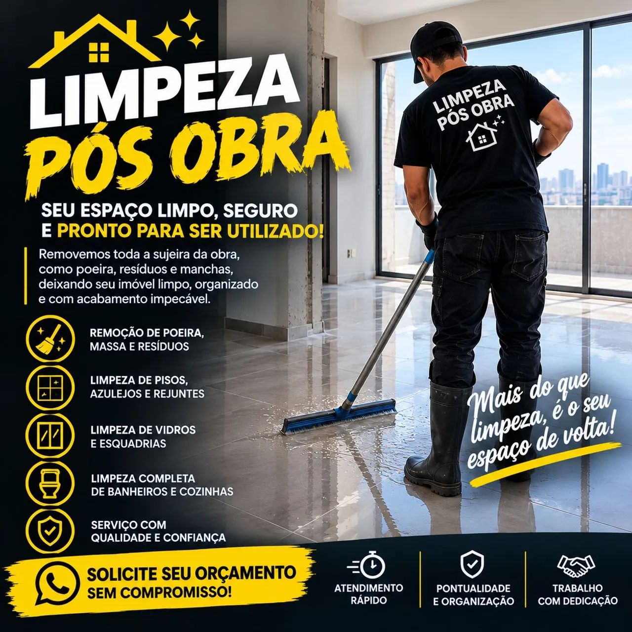 Limpeza Pós-Obra Profissional 