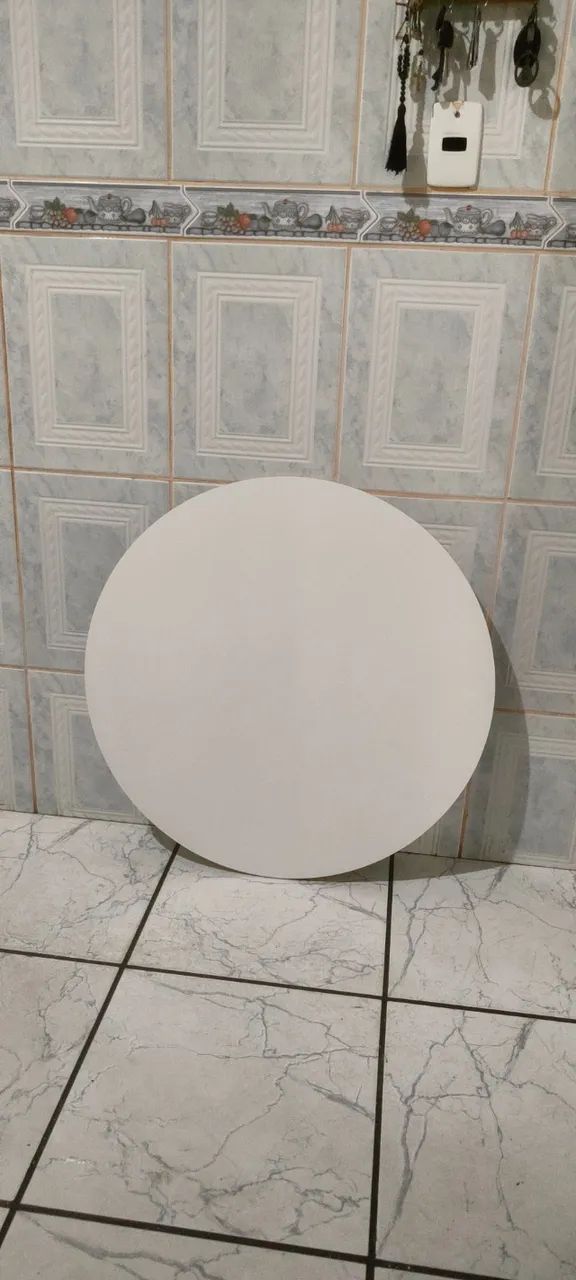 Tampo de mesa MDF 15 mm 80cm  novo!