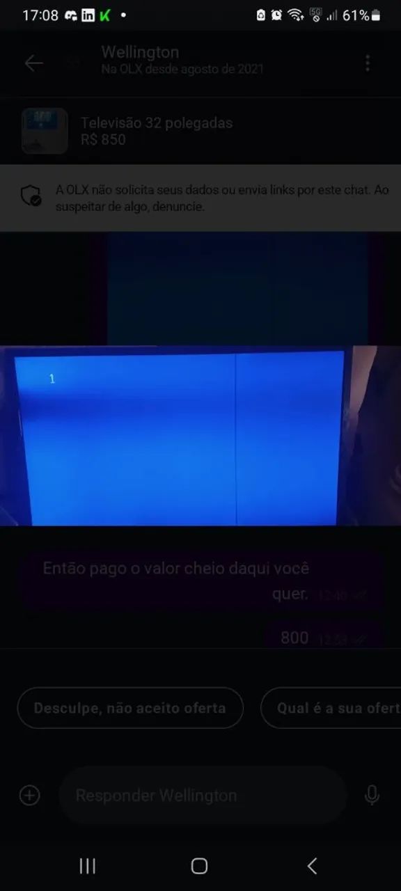 TV não smart mas compatível com internet. - Foto 4