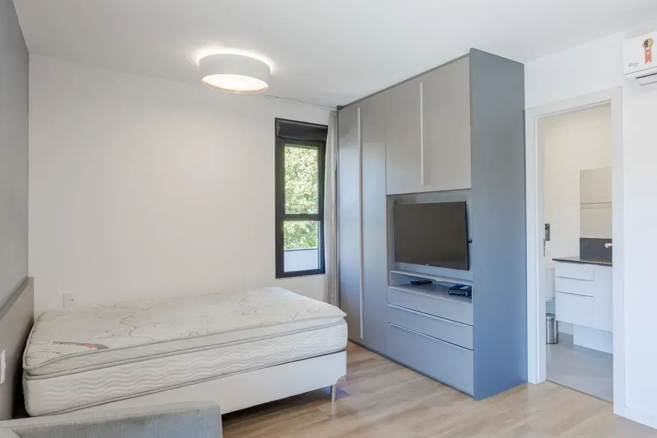Studio de 27m² mobiliado localizado no Centro de Florianópolis