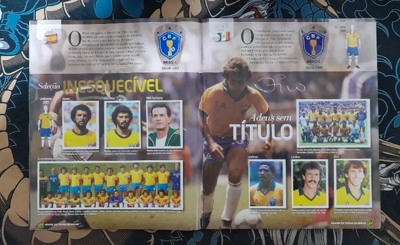 Album Brasil de Todas as Copas (Panini 2013) Completo  - Foto 4