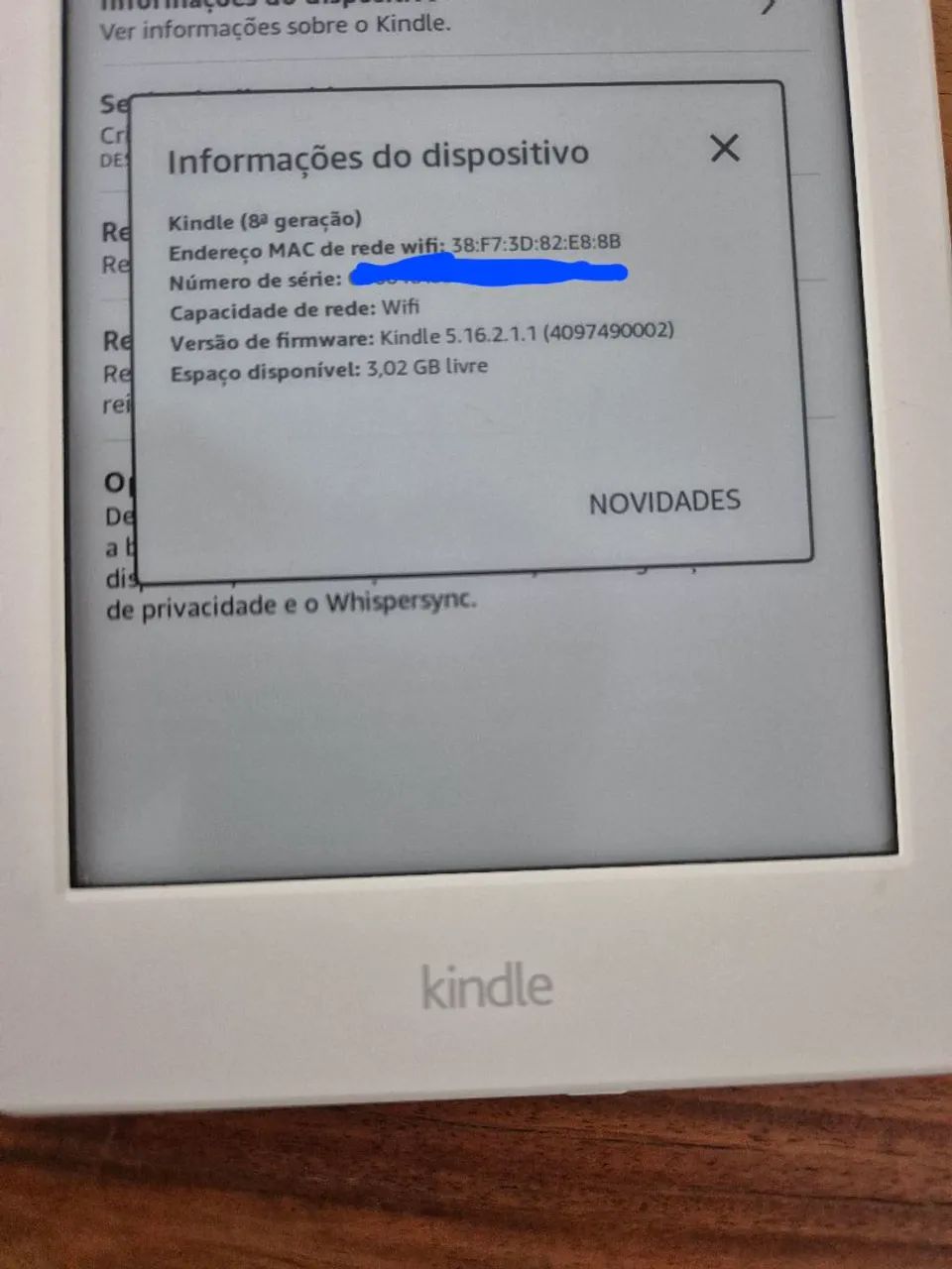 Kindle 8 Geração. Estojo e cabo - Foto 5