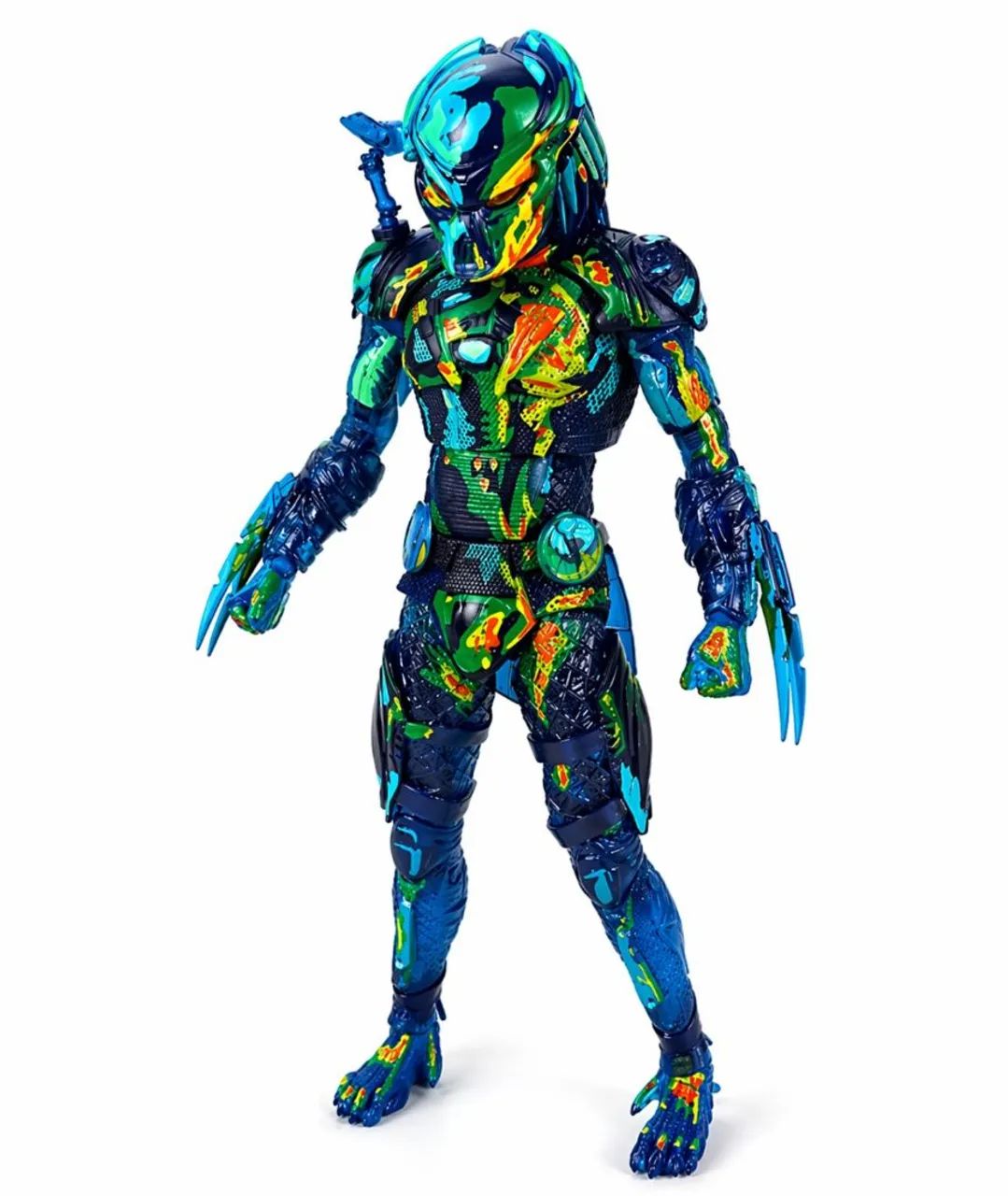 Boneco articulado Action Figure Predador Thermal Vision Fugitive Predator Neca - Foto 4