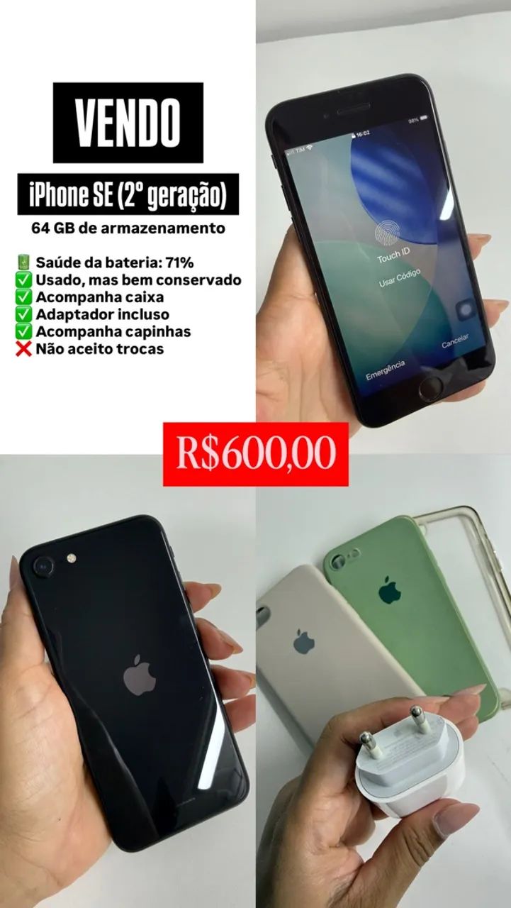 iPhone SE (2° geração) 2020 64GB