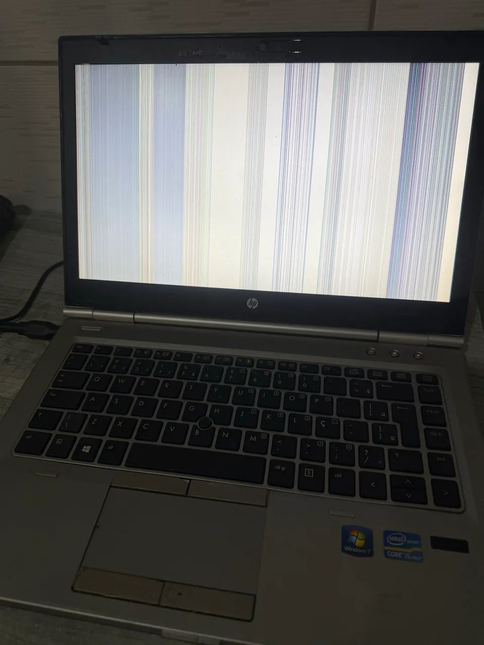 Notebook com problema na tela