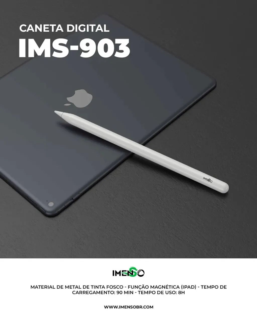 CANETA STYLUS TOUCH IMENSO IMS-903 para iPad 