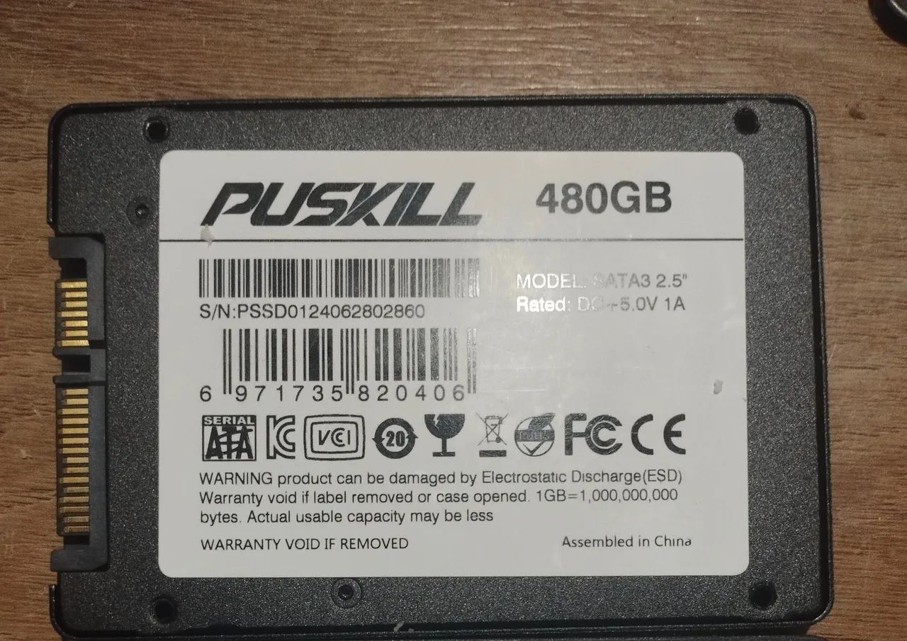 Ssd puskill 480 Gb - Foto 2