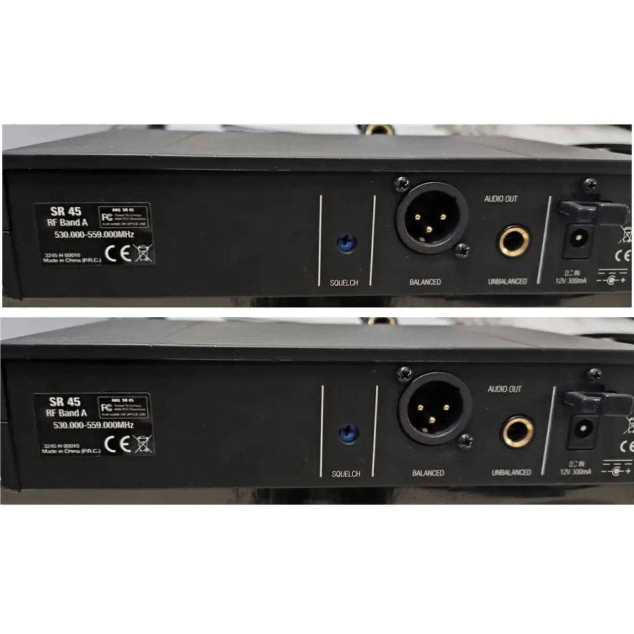 2 Microfones AKG PW45 VSET SR45 Vocal de Mão Sem Fio Profissional  - Foto 2