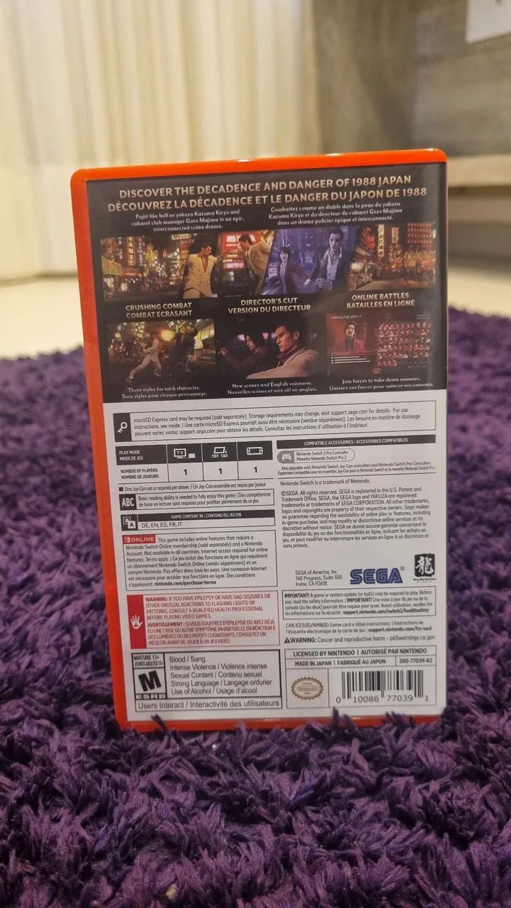 Yakuza 0 - Switch 2 - Foto 2