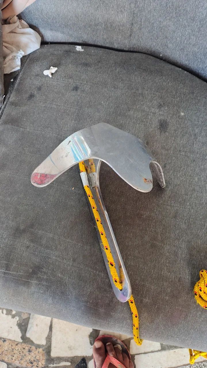 Âncora inox com corda 150