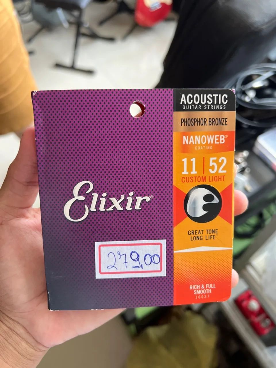CORDA DE VIOLÃO ELIXIR 
