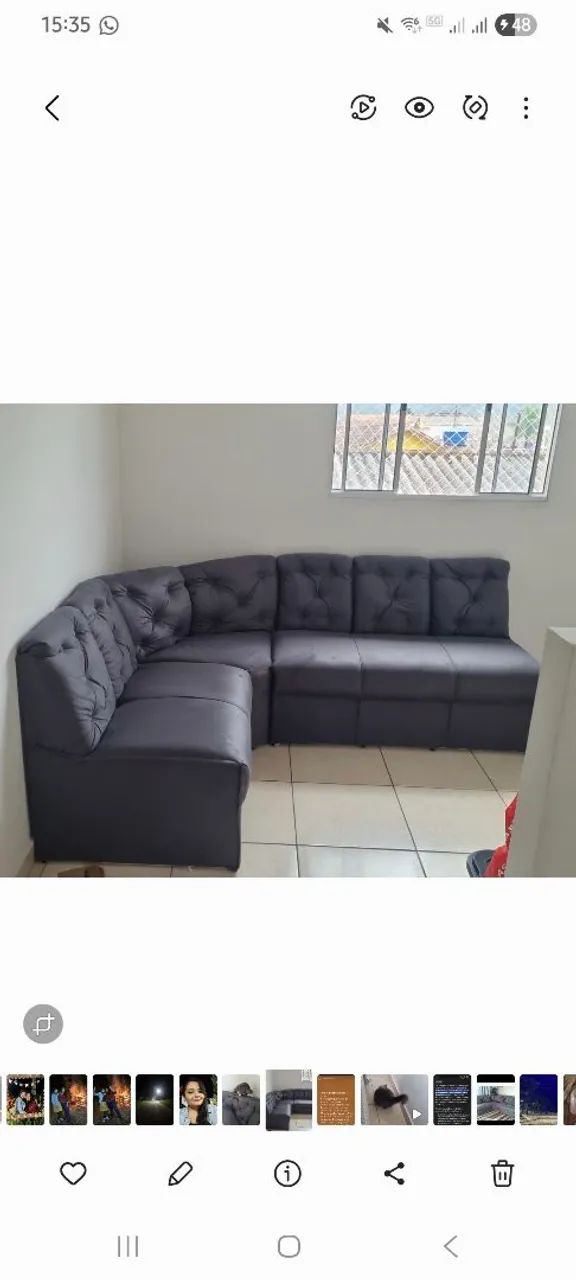 VENDE-SE SOFÁ DE 3 MÓDULOS