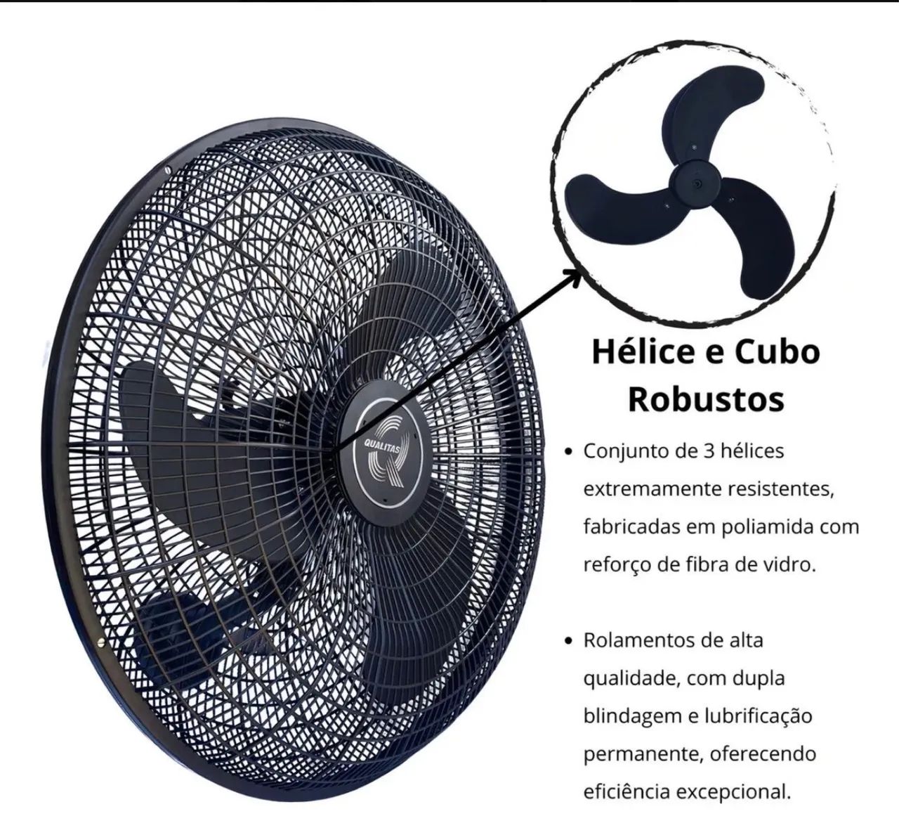 Vendo ventiladores de parede loja - Foto 4