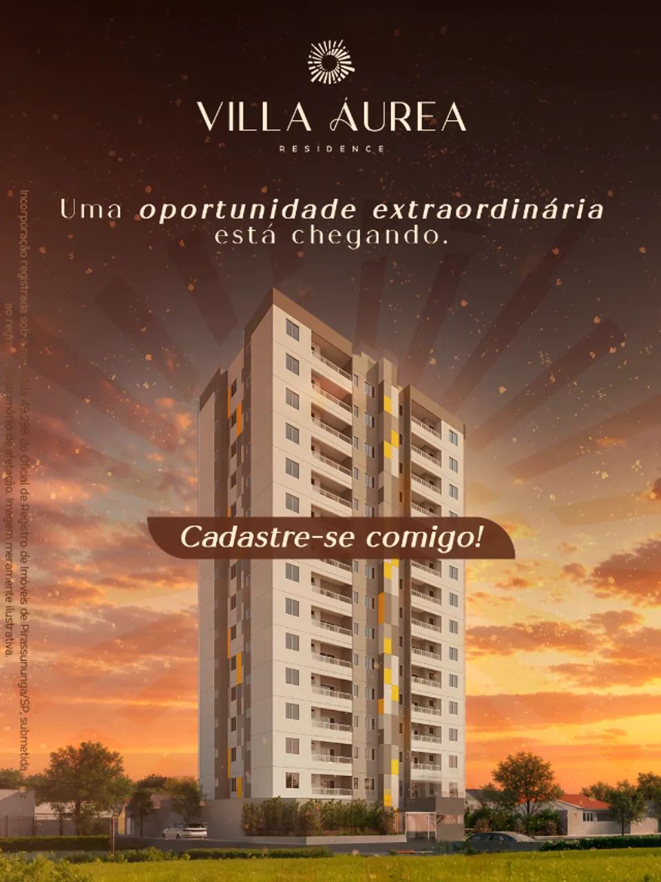  Lançamento VILLA ÁUREA RESIDENCE PIRASSUNUNGA-SP