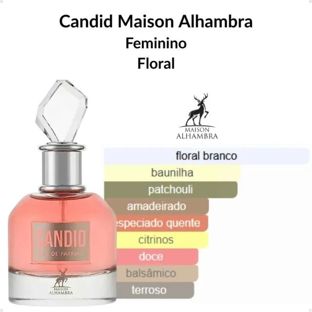 Perfume Maison Alhambra Candid Eau de Parfum 100ml - Foto 4