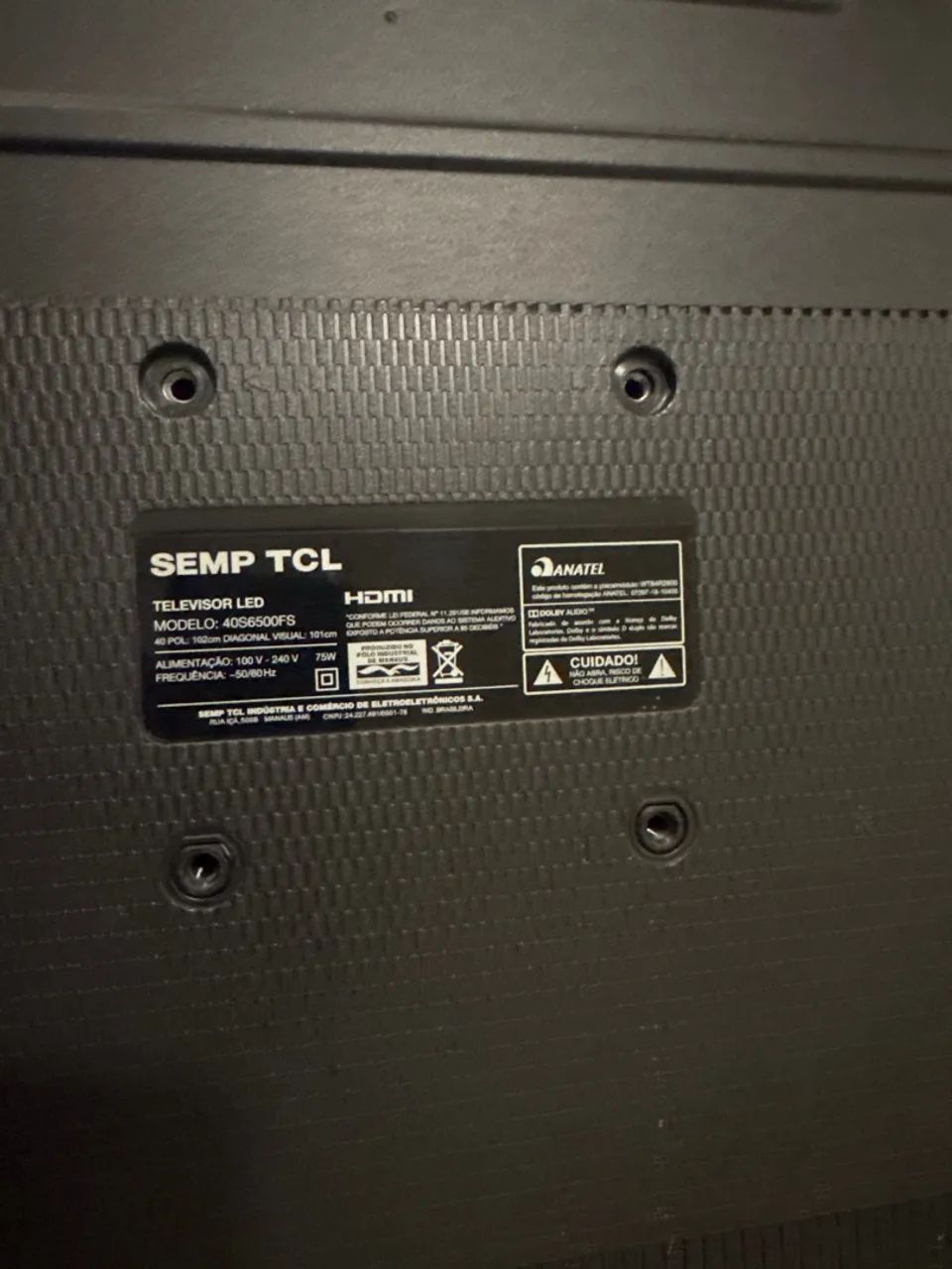 Televisão com o display quebrado - Foto 4