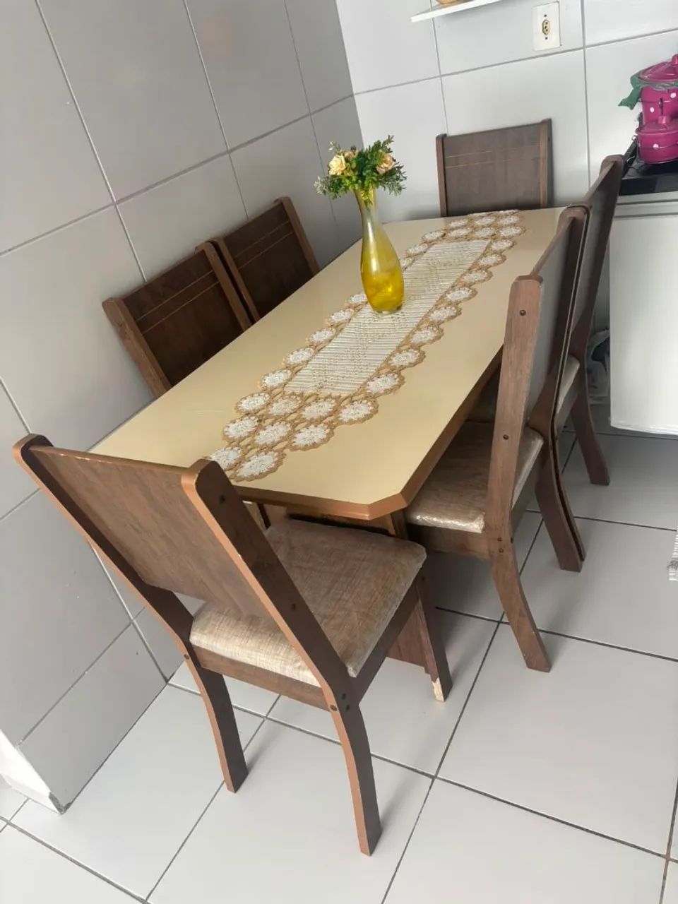 Mesa com 6 cadeiras  - Foto 5
